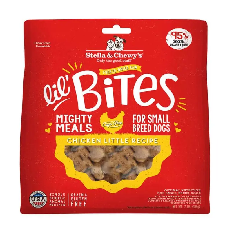 Stella & Chewy's Chicken Little Lil  Bites Raw Dog Food 7oz