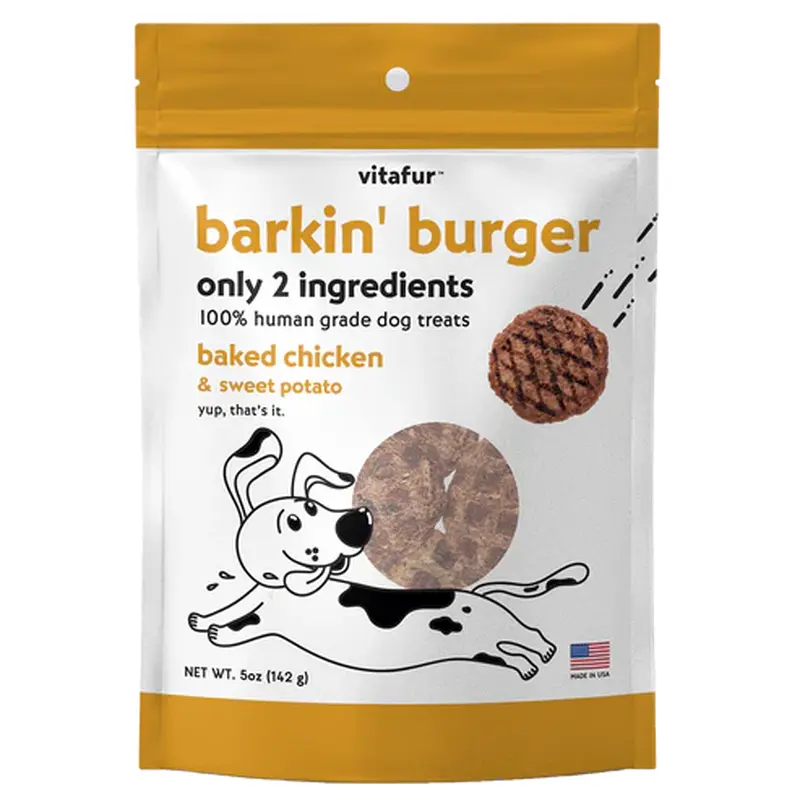 VitaFur Barkin Burger Chicken & Sweet Potato 5oz