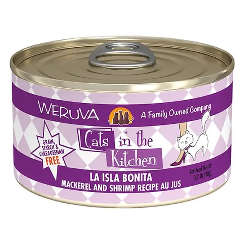 Weruva Cats in the Kitchen La Isla Bonita Mackerel & Shrimp Au Jus