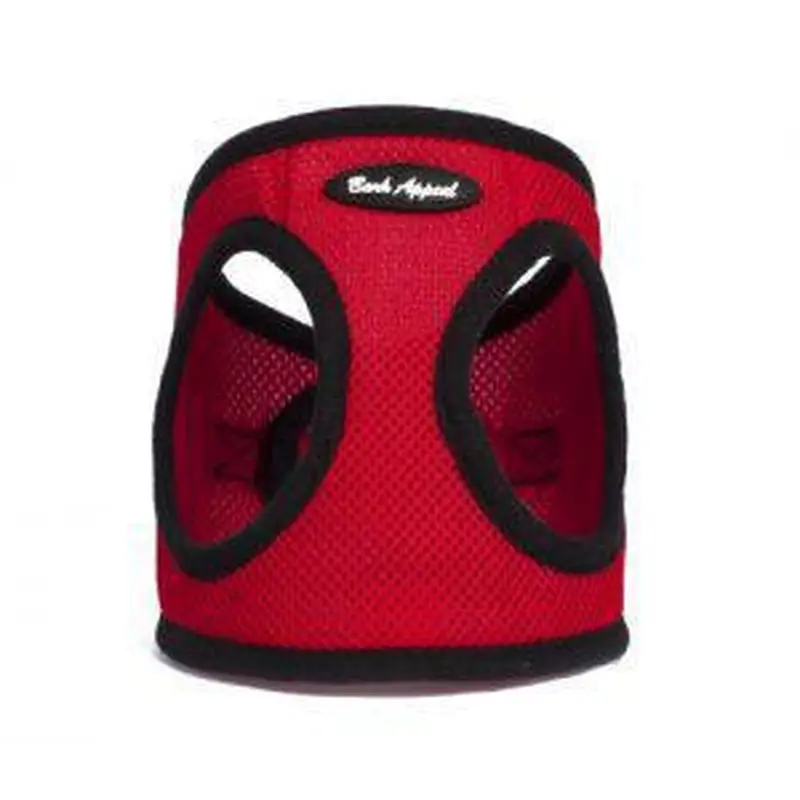 Bark Appeal Step In Harness Mesh Red