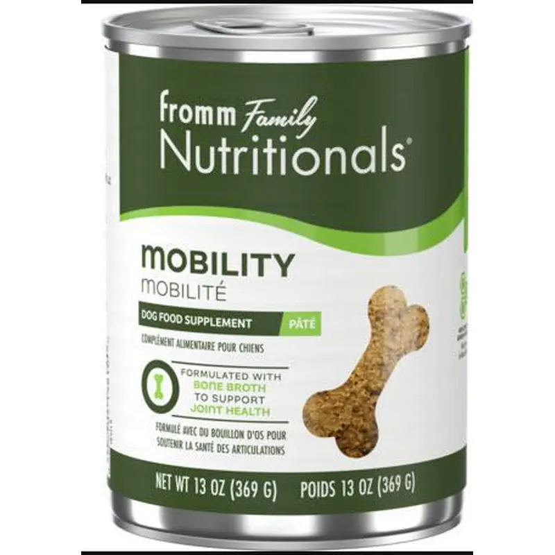 Fromm Dog Supplement Nutritionals Pate' Mobility 13 oz