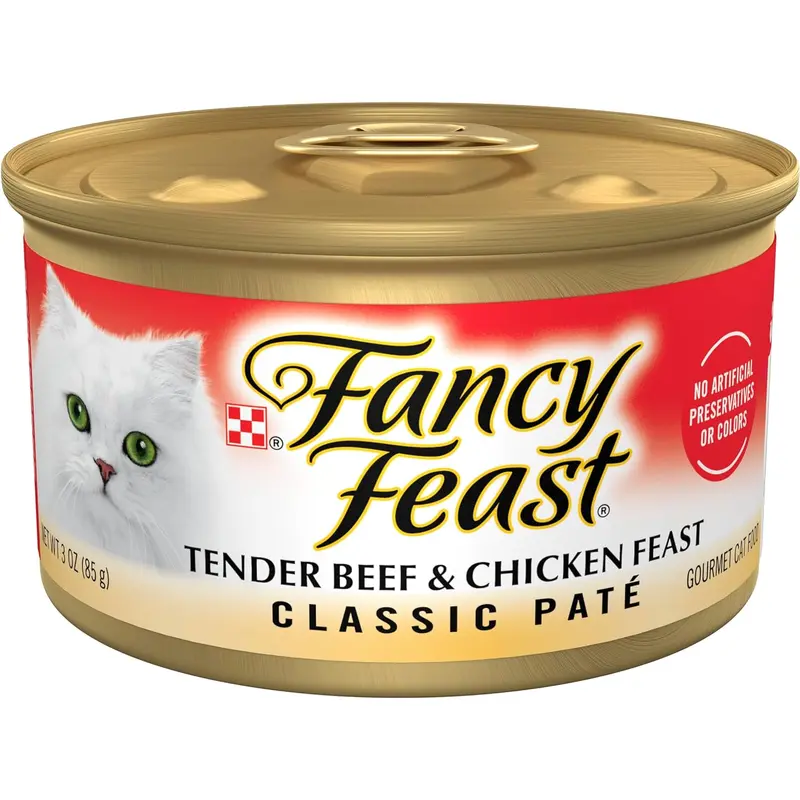 Fancy Feast Beef & Chicken Classic Pate Wet Cat Food (3oz)