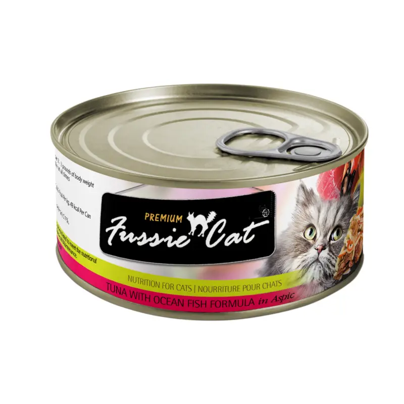 Fussie Cat Premium- Tuna With Ocean Fish Formula In Aspic (2.82oz)