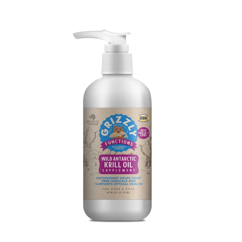 Grizzly Krill Oil Liquid Antioxidant Product