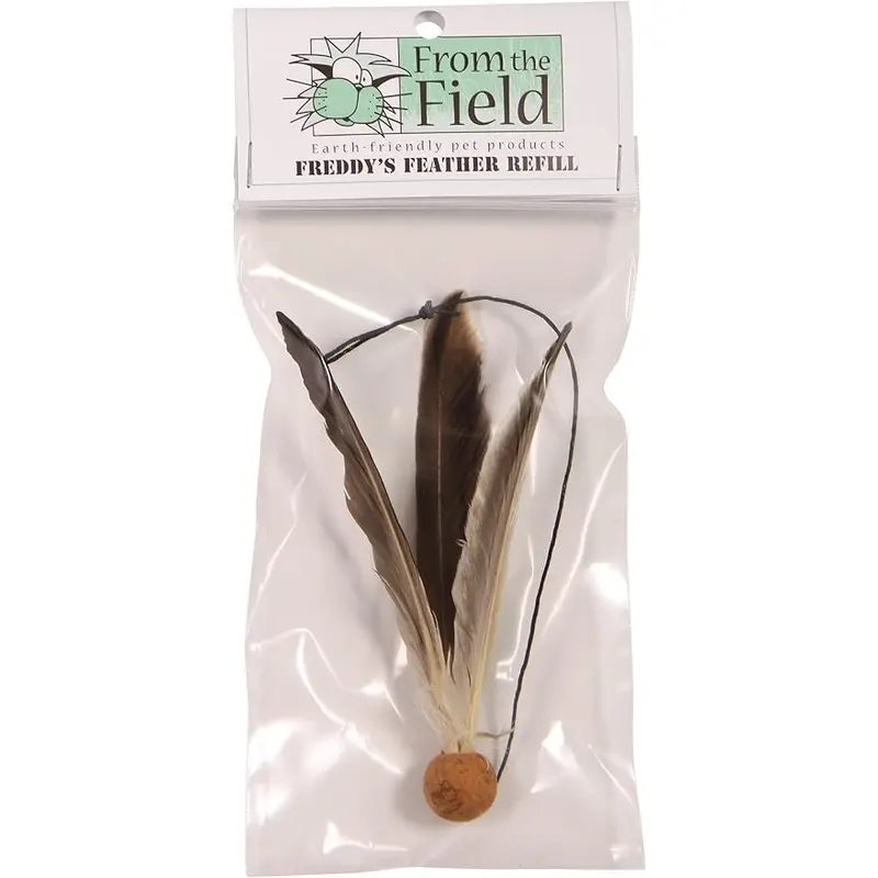 From the Field Freddy's Feather Wand Refill Catnip Toy