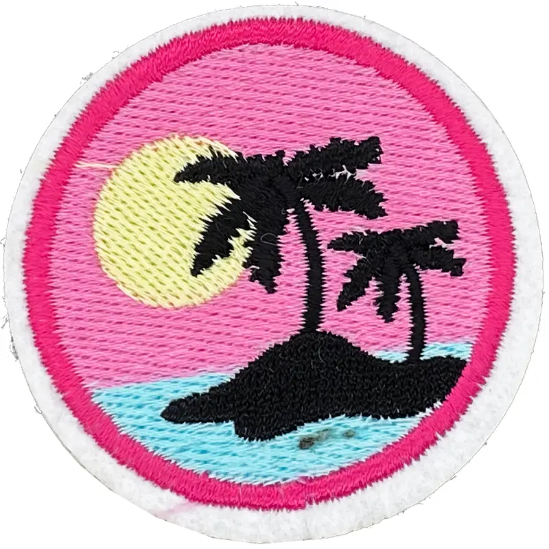 Pink Palm Trees - Patch