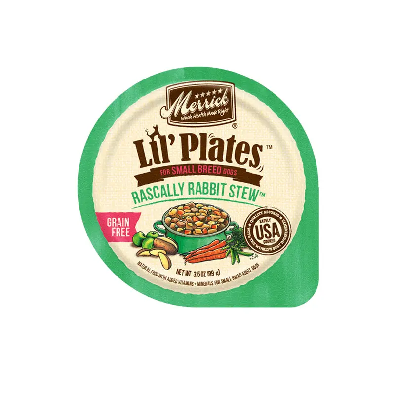 Merrick Lil' Plates Small Breed Grain Free Rascally Rabbit Stew Dog 3.0oz