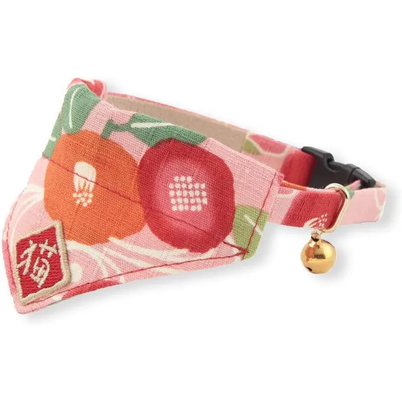 Necoichi Kimono Cat Bandana Collar Pink