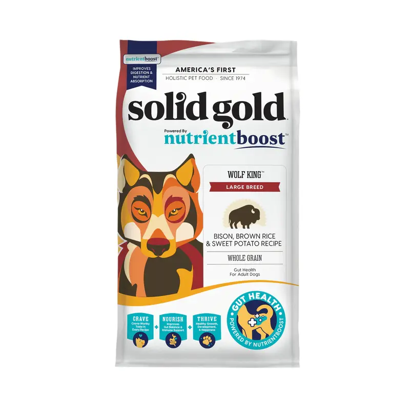 Solid Gold NutrientBoost Wolf King Large Breed Bison Food