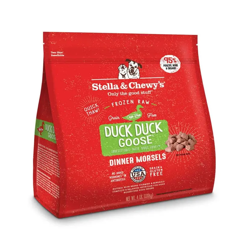 Stella & Chewy's Dandy Lamb Frozen Raw Dinner Morsels Dog Food 4lb