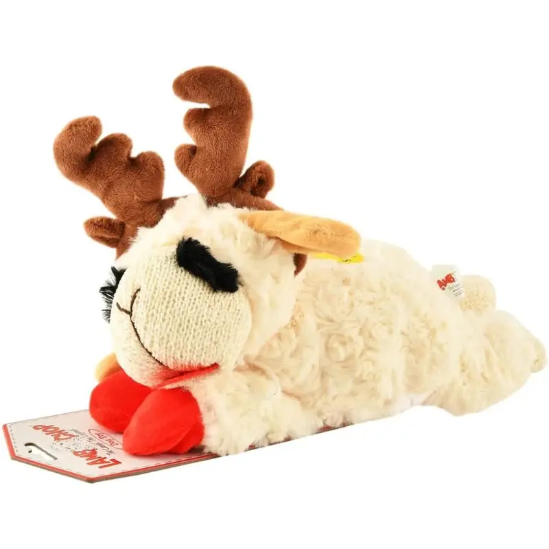 Multipet Laying Down Christmas Lamb Chop 10.5"