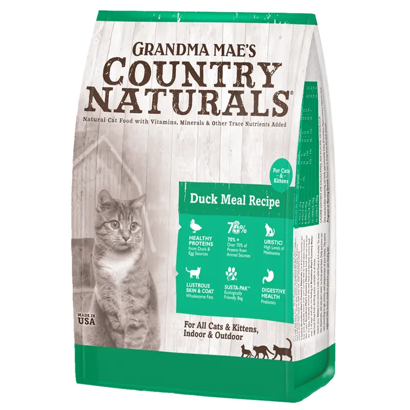 Grandma Mae's Country Naturals Dry Cat Food Duck and Rice 6lb