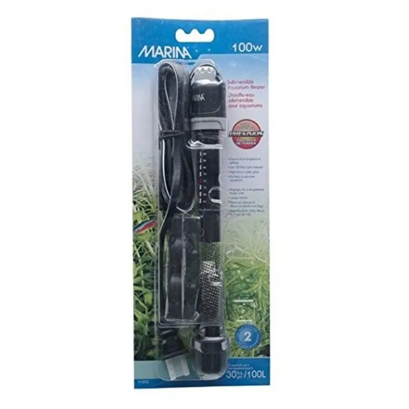 Marina Submersible Aquarium Heater  8.5-Inch  100-Watt