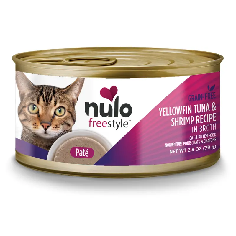 Nulo Freestyle 2.8oz Cat Food Pate Tuna and Shrimp
