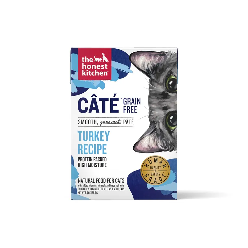 The Honest Kitchen Ct Grain Free Turkey Pt Wet Cat Food 5.5oz