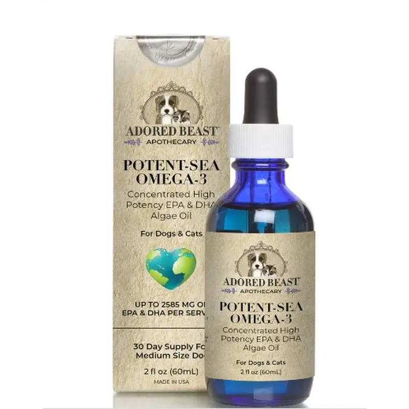 Adored Beast Potent-Sea Omega-3 for Dogs & Cats 2oz