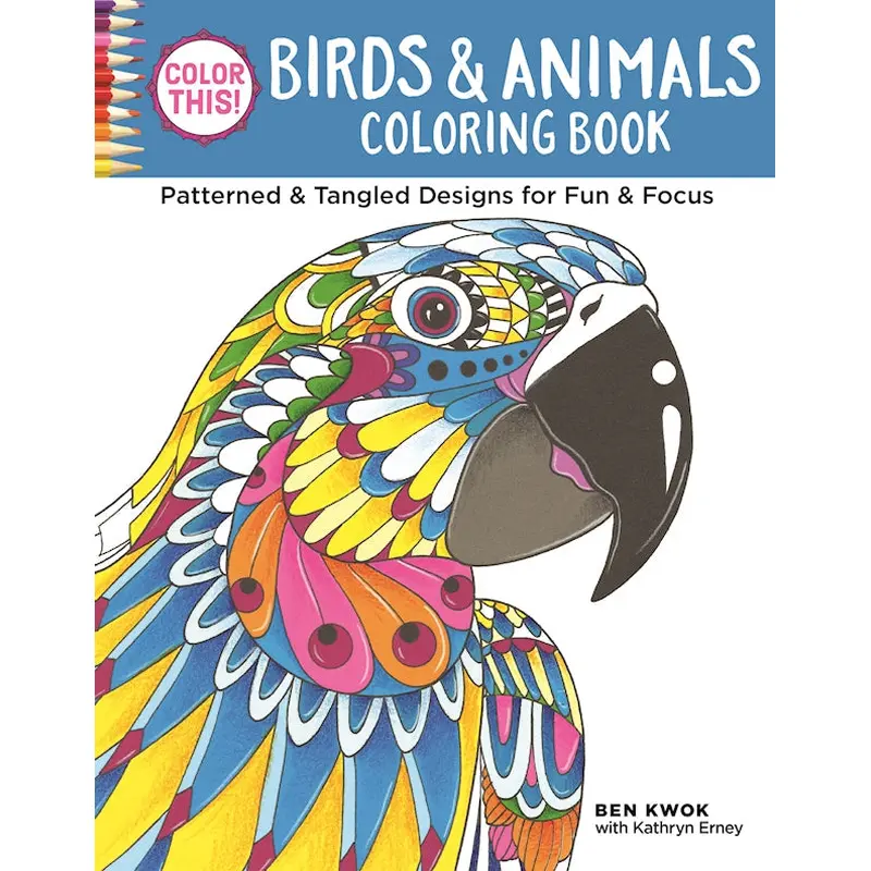 Color This! Birds & Animals Coloring Book