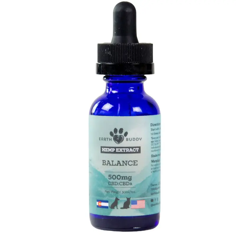 Earth Buddy Balance 500mg CBDa:CBD