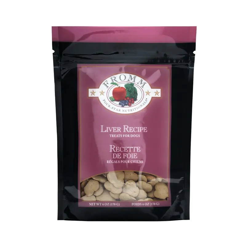 Fromm Four Star Liver 6oz Bag of Dog Treats