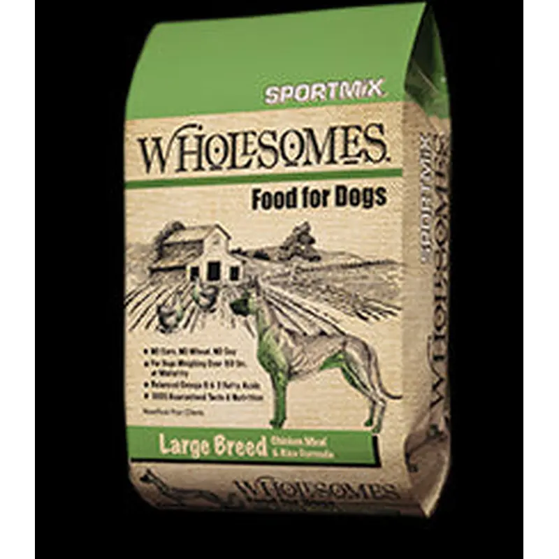 Wholesomes Large Breed Chicken Meal & Rice Dry Dog Food 40lb