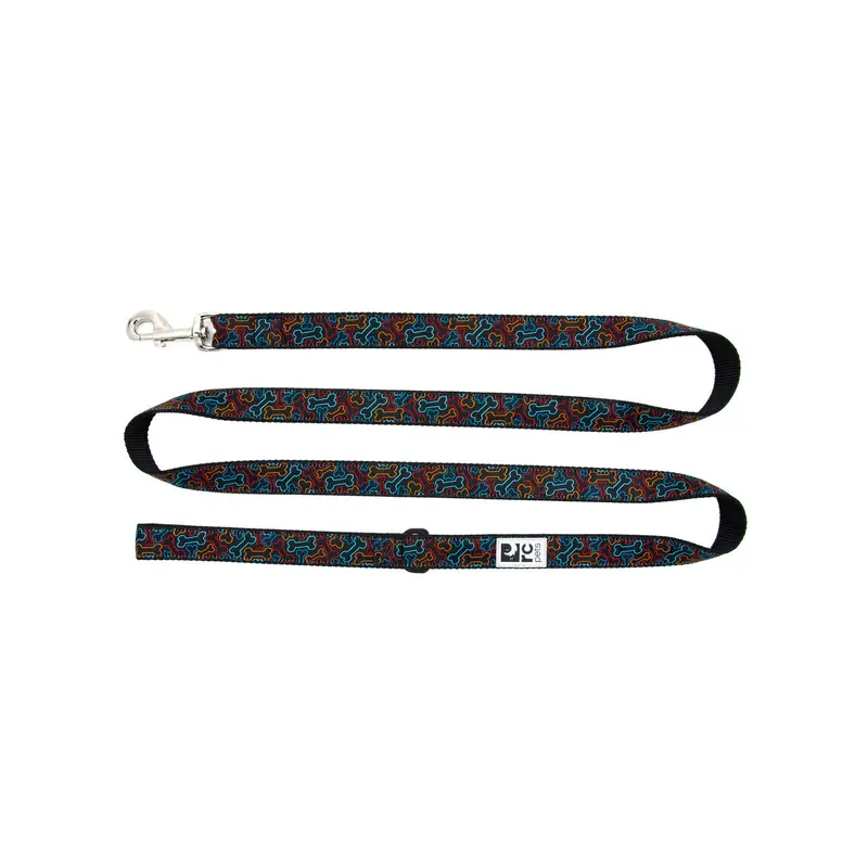 RC Pet Dog Leash - 3/4" x 6' - Bones