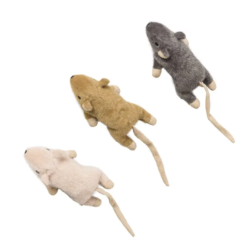 Spot Ethical Pet Cat Toy Flat Mouse Frankie With Catnip 5.5In Assorted