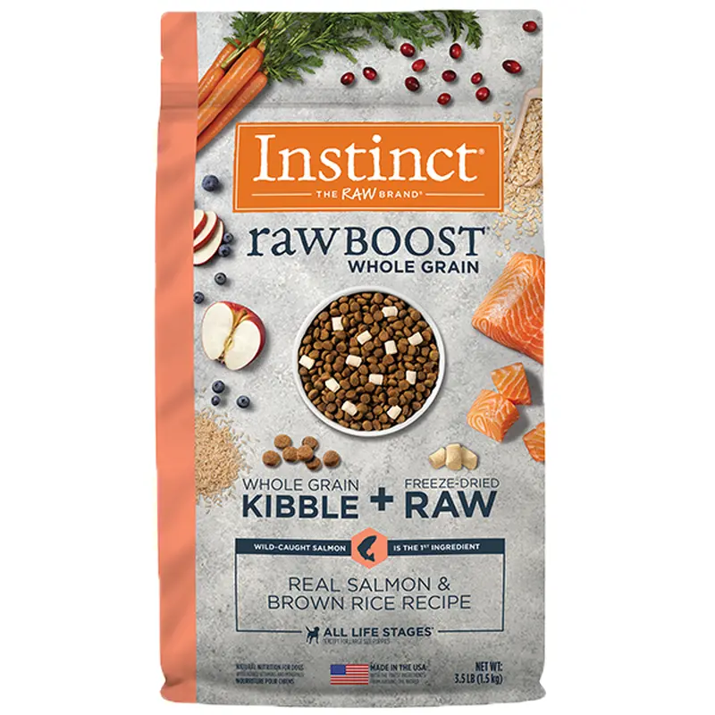 Instinct Dog Raw Boost Salmon & Brown Rice 3.5lb