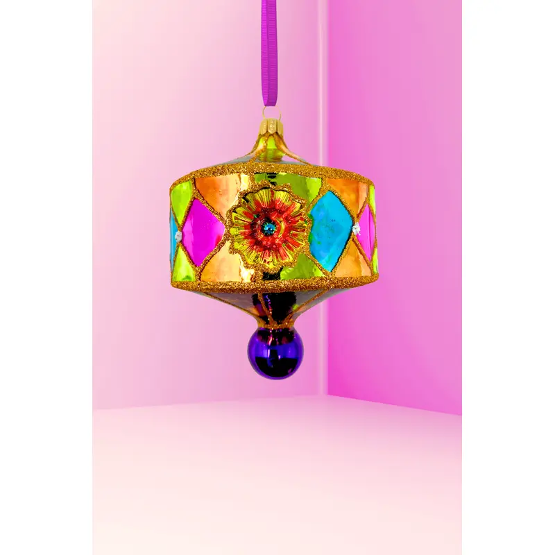 Santiago Reflector Polish Glass Ornament