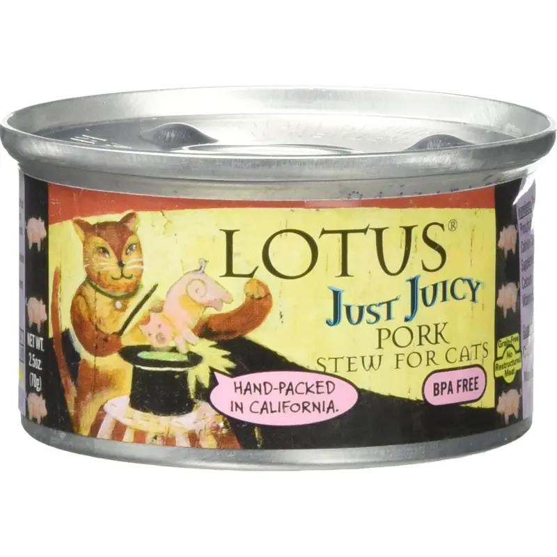 Lotus Cat Just Juicy Pork Stew 2.5oz