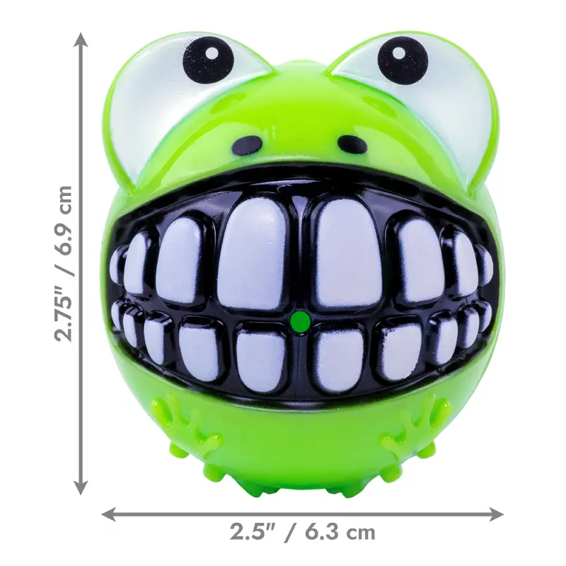 Kong Dog Toy Grinz Frog Medium