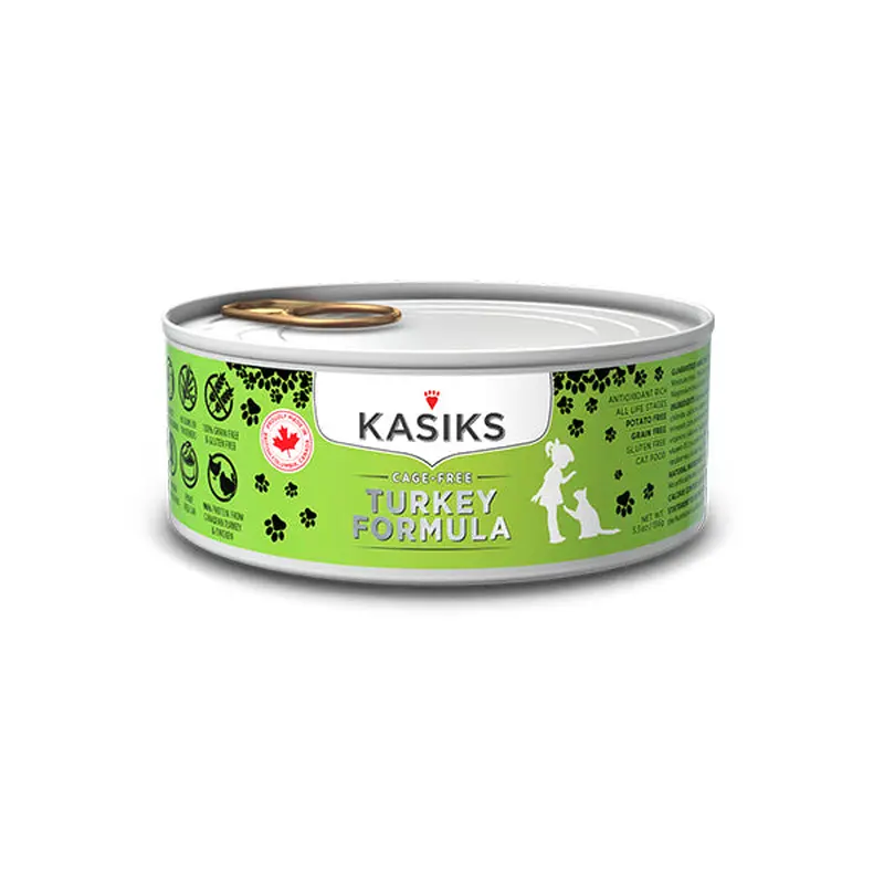 Kasiks Pet Food Cage-Free Turkey Formula 5.5oz