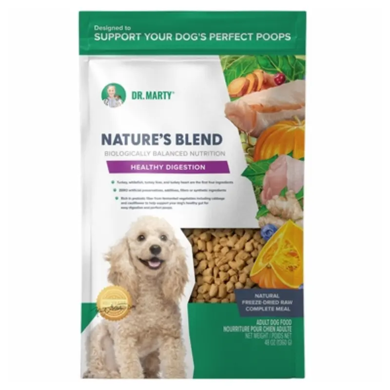 Dr. Marty Nature's Blend Healthy Digestion Freeze Dried Dog Food 48oz