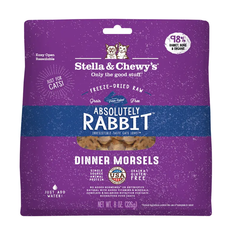 Stella & Chewy's Cat Freeze-Dried Absolutely Rabbit