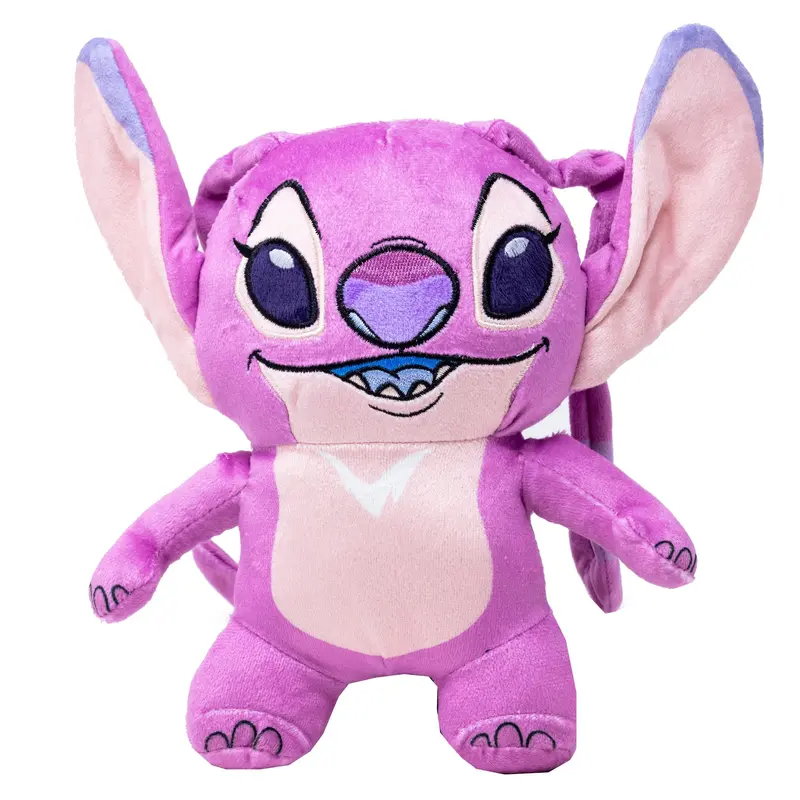 Dog Toy Squeaker Plush - Lilo and Stitch Angel Smiling Full Body Standing Pose