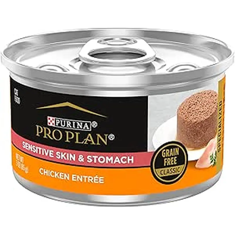 Pro Plan Sensitive Grain Free Chicken Pate Cat Food 3oz
