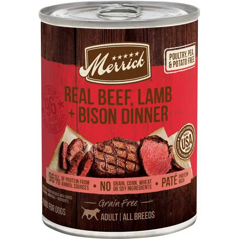Merrick Grain-Free Beef, Lamb & Bison