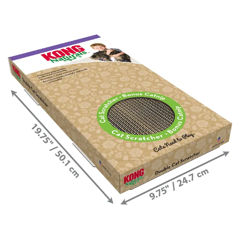 Kong Cat Accessory Naturals Scratcher Double