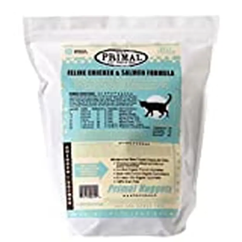 Primal Frozen Raw Chicken Salmon Nugget Cat Food