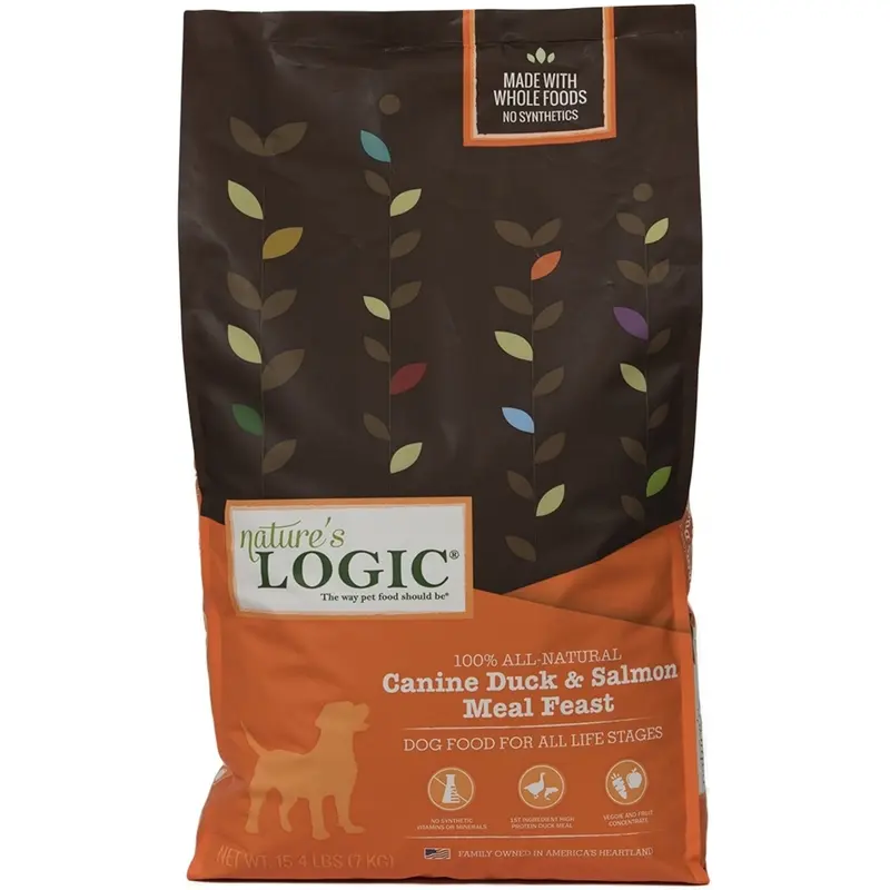 Nature's Logic Canine Duck and Salmon Meal Feast Dry Dog Food