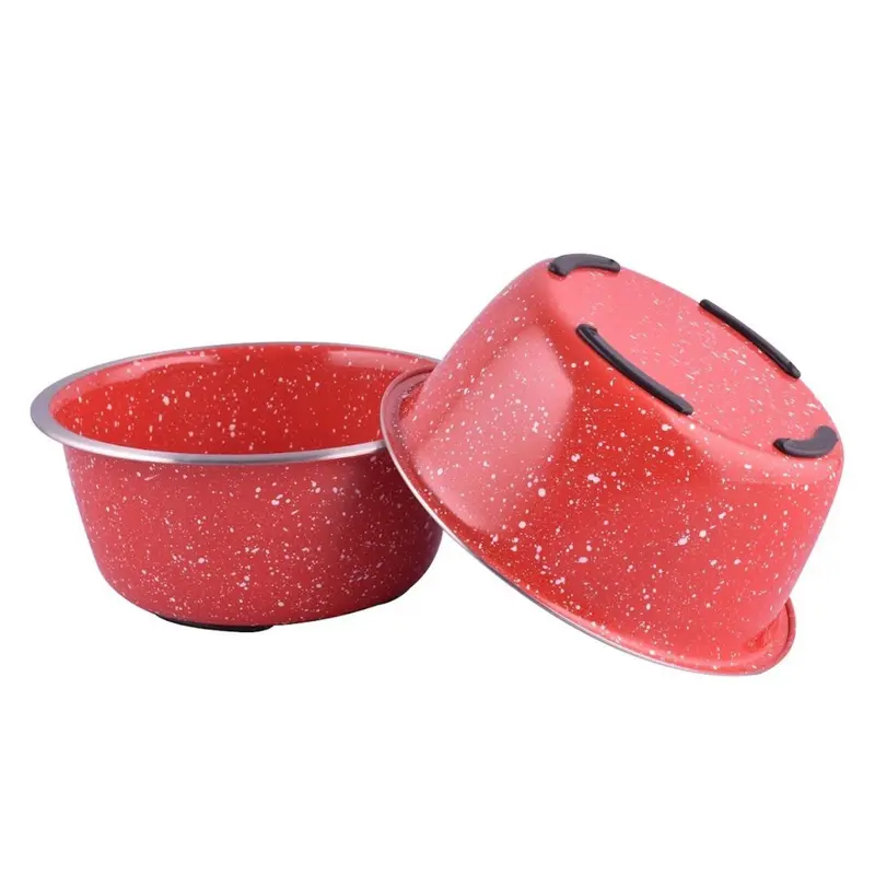 Indipets Camping Bowl 28oz Red