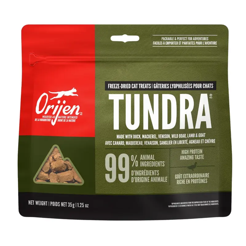 Orijen Tundra Freeze-Dried Cat Treats 1.25oz