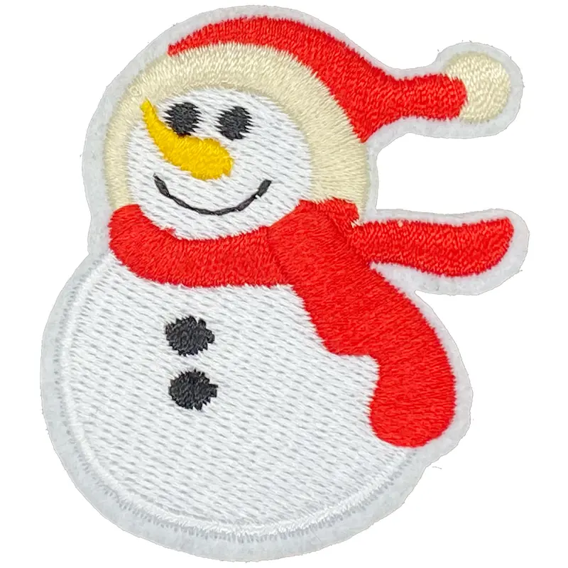Snowman with Red Scarf  - Patch