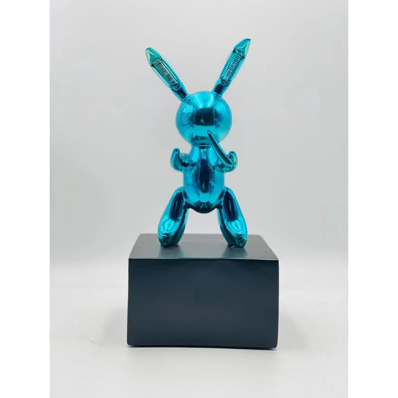 The Luxe Balloon Rabbit  Modern Pop Art Sculpture