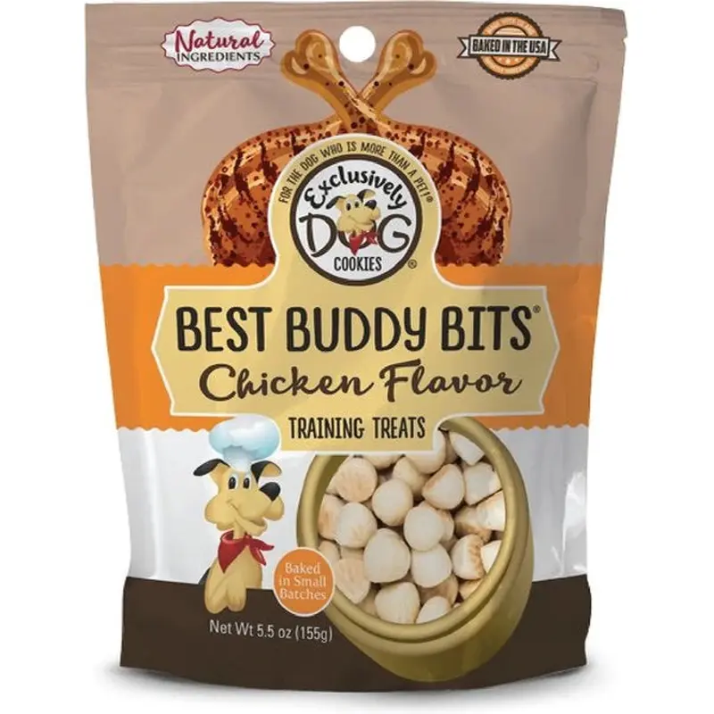 Exclusively Dog Treats Buddy Bits Chicken Flavor (5.5oz)