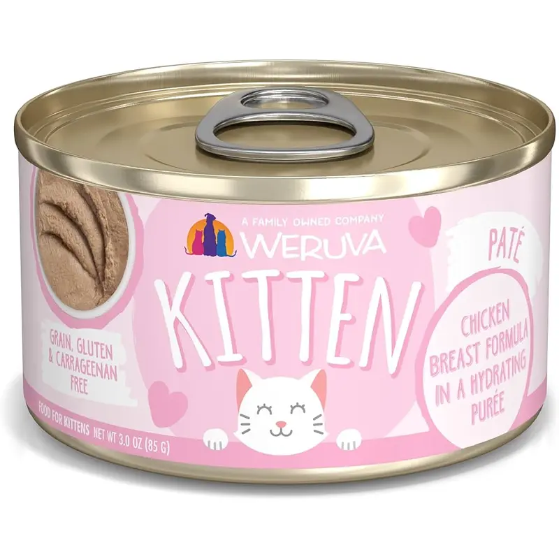 Weruva Kitten Chicken Puree Wet Cat Food (3oz)