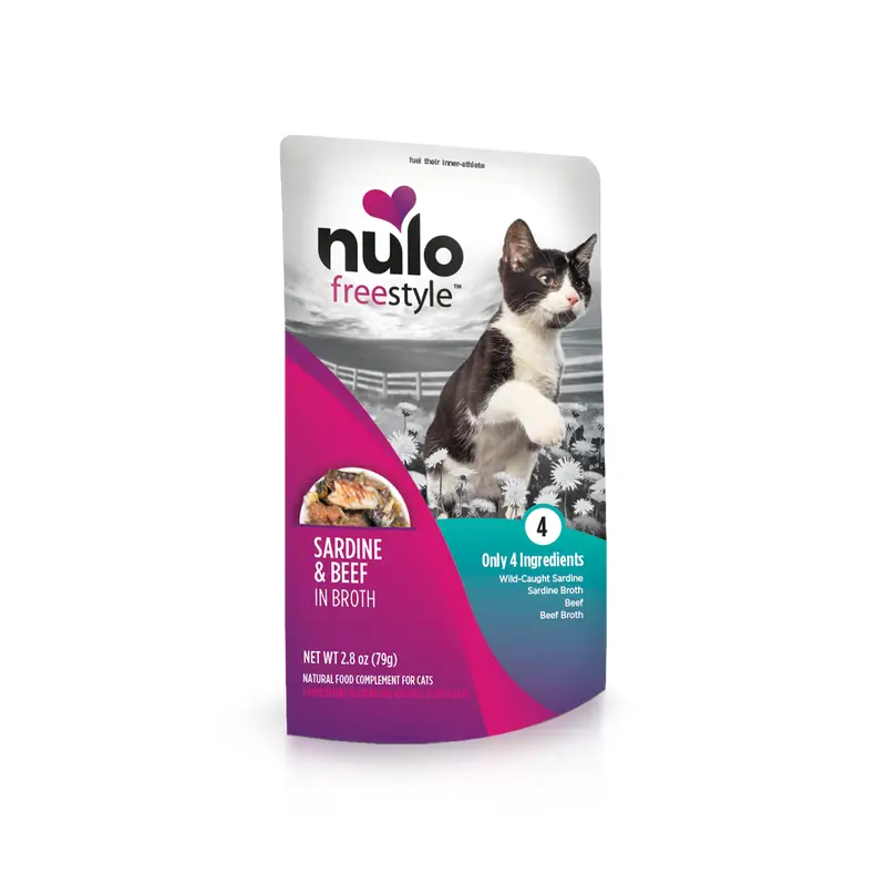 Nulo Cat Sardine & Beef in Broth Pouch