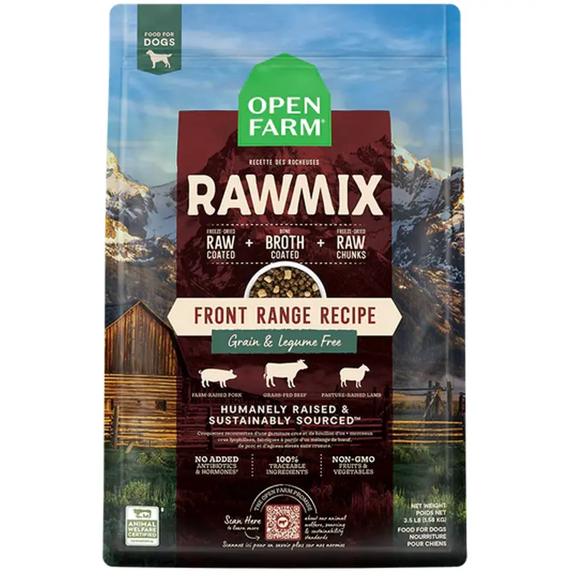 Open Farm Raw Mix Grain Free Front Range