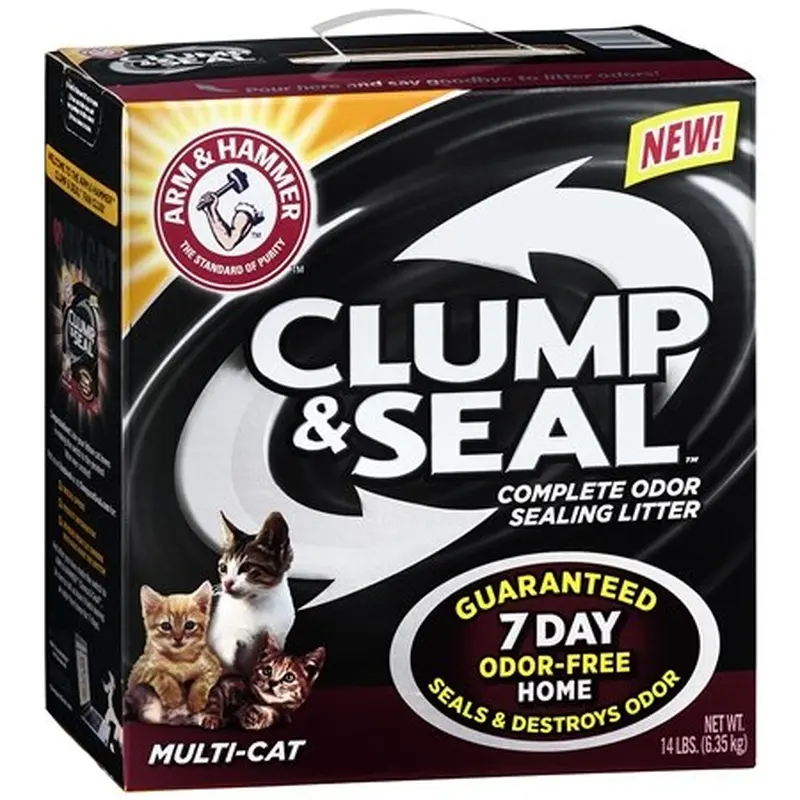 Arm Hammer Clump Seal Litter  Multi-Cat Litter 14lb