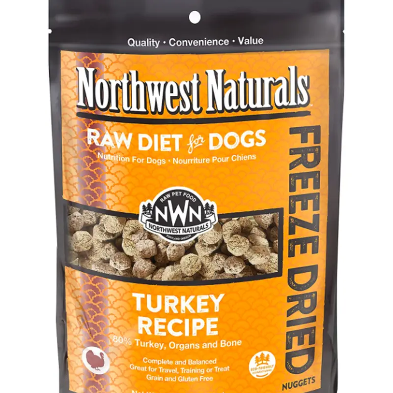 Northwest Naturals Freeze Dried Dog Nuggets Turkey 25 oz