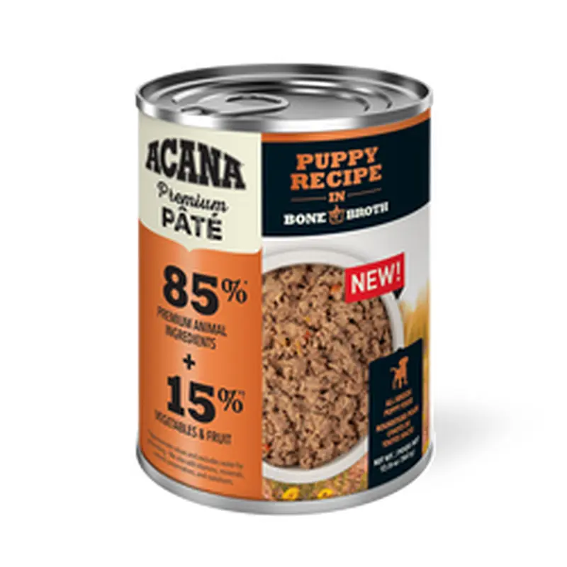 Acana Puppy Grain Free Premium Pate Wet Dog Food (12.8oz)